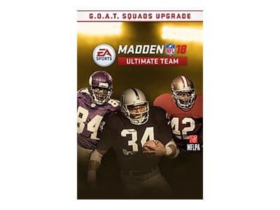 Madden NFL 18 G.O.A.T. Squads Upgrade - DLC Xbox One - Nedlasting - ESD