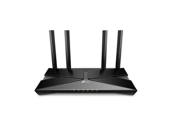 TP-Link Archer AX23, Wi-Fi 6 (802.11ax), Dual-band (2,4 GHz / 5 GHz), Nätverksansluten (Ethernet), Svart, Bordsrouter