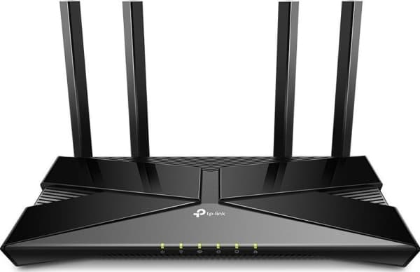 TP-Link Archer AX23, Wi-Fi 6 (802.11ax), Dual-band (2,4 GHz / 5 GHz), Nätverksansluten (Ethernet), Svart, Bordsrouter