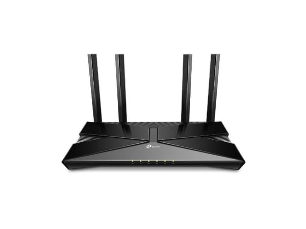 TP-Link Archer AX23, Wi-Fi 6 (802.11ax), Dual-band (2,4 GHz / 5 GHz), Nätverksansluten (Ethernet), Svart, Bordsrouter