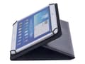 Miniatyrbilde 3 av 5: Riva Case Orly 3007 - Lommebok for nettbrett - polyuretan - svart - 10.1"