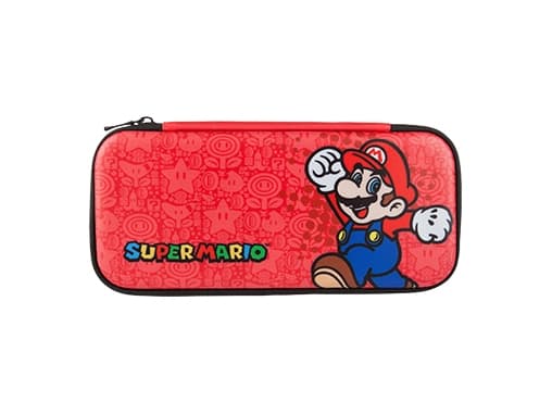PowerA 1508479-01, Hårt fodral, Nintendo, Röd, Nintendo Switch, Nintendo Switch Lite, Stötsäker, Reptålig, Stöttålig, Stänkskyddad, Dragkedja