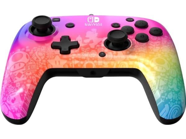 PDP REMATCH Wired Controller: Star Spectrum För Nintendo Switch och Nintendo Switch OLED, Spelplatta, Nintendo Switch, Nintendo Switch Lite, Nintendo