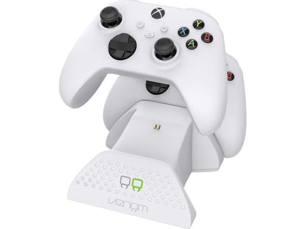 Venom Twin Docking Station - Laddningsställ + batteri 2 x - NiMH - 850 mAh (USB) - vit - för Microsoft Xbox One Wireless Controller, Wireless Control