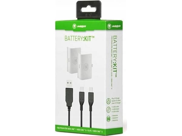 Snakebyte BATTERY:KIT, Xbox One, Peiliohjaimen akku, Musta, Polykarbonaatti, 2 m, Microsoft