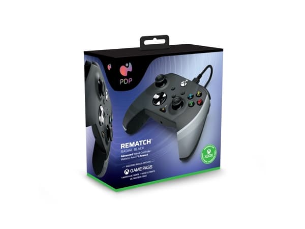 PDP Controller Wired Rematch Radial Musta XBOXSerieX XBOXSerieX