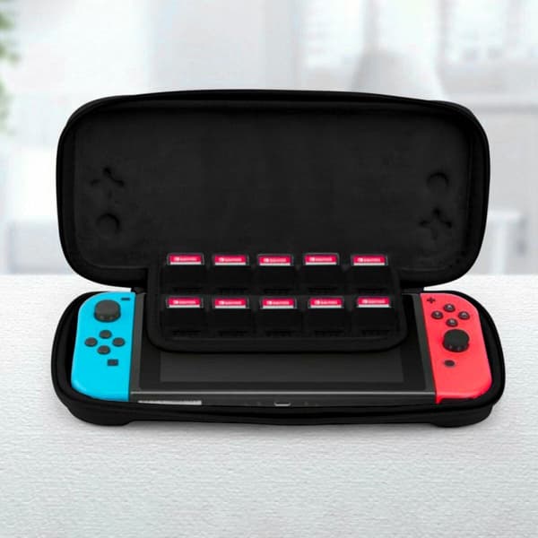 Støtsikker Nintendo Switch-veske - Svart