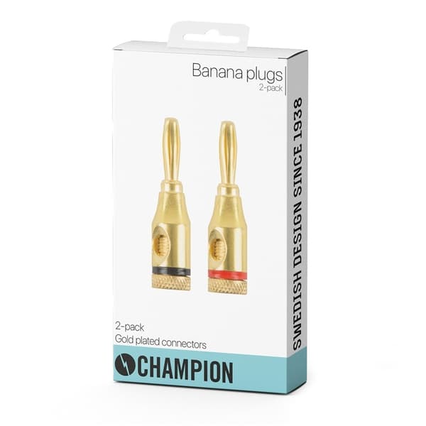 Champion Banankontakt Sva/Röd Hane/Hona