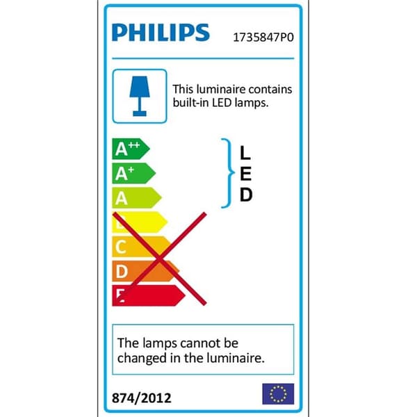 Philips myGarden Cistus LED-vegglampe