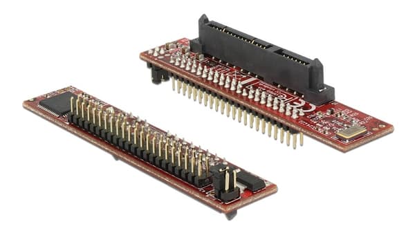 DeLOCK SATA III - IDE 44-pin sovitin, 1x SATA uros, 1xIDE uros