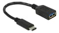 Miniatyrbillede 1 af 2: DeLOCK Adapter USB 3.1 Gen 1 USB Type-C tm male to USB type A female