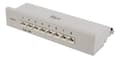 Miniatyrbillede 2 af 5: DELTACO Patch Panel, 8xRJ45, Cat6a, wall-mountable, metal, gray