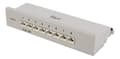 Miniatyrbillede 1 af 5: DELTACO Patch Panel, 8xRJ45, Cat6a, wall-mountable, metal, gray