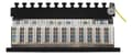 Miniatyrbillede 5 af 10: DELTACO Patch Panel, 12xRJ45, Cat6a, wall-mountable, metal, black