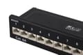 Miniatyrbillede 7 af 10: DELTACO Patch Panel, 12xRJ45, Cat6a, wall-mountable, metal, black