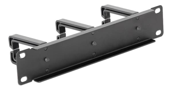 DeLOCK 43342 10" kabelhåndteringspanel, svart