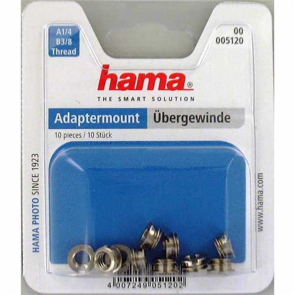 Hama Transformationsgänga 3/8 gänga - 1/4-gänga 10pack