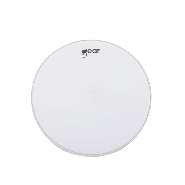 Gear Trådlös QI Laddare 220V 5W 1A Vit
