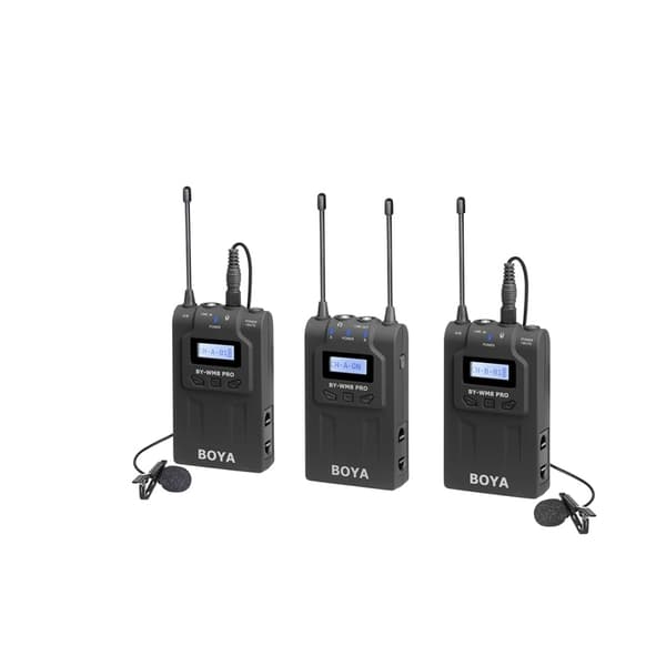 BOYA Mikrofon Pro-K2 Mygg x2 Trådløs 3,5mm & XLR