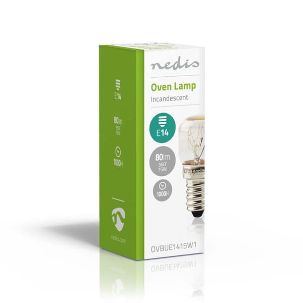 Nedis Glødepære til ovn | 15 W | E14 | Glødelampe | T22