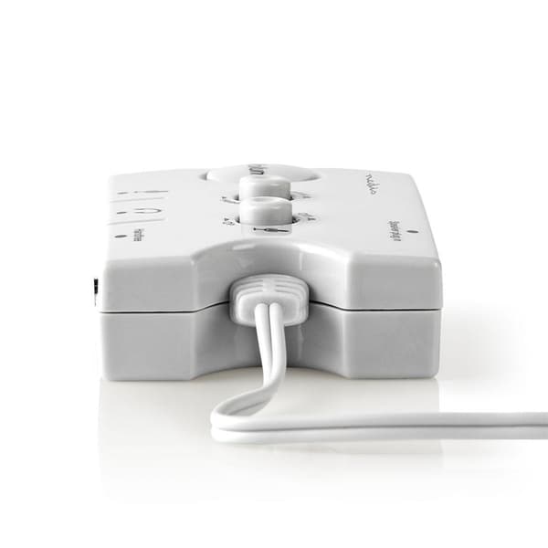 Nedis Audio switch | Anslutningsingång: 2x 3,5 mm Hane | Anslutningsutgång: 3x 3,5 mm hona + 2,5 mm hona | Funktionskontroll: Instruktionsbok | Antal