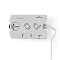 Miniatyrbild 1 av 8: Nedis Audio switch | Anslutningsingång: 2x 3,5 mm Hane | Anslutningsutgång: 3x 3,5 mm hona + 2,5 mm hona | Funktionskontroll: Instruktionsbok | Antal