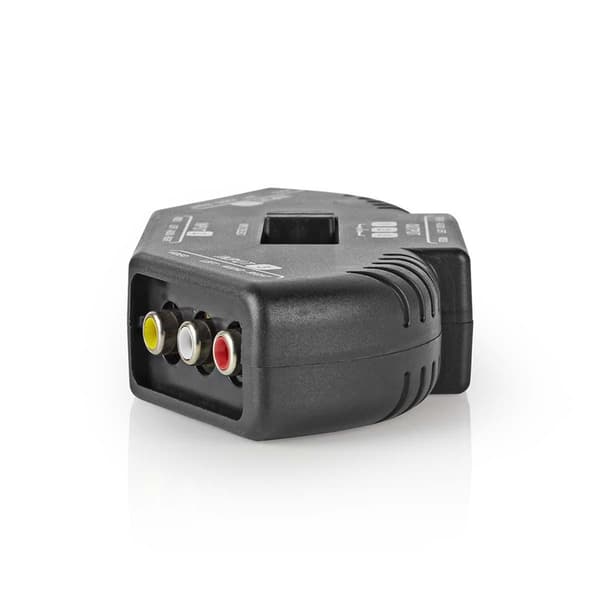 Nedis Composite Video Switch | 3-Port port(s) | Anslutningsingång: 3x Composite Video (RWY) | Anslutningsutgång: 1x Composite Video (RWY) | 1024x576 |