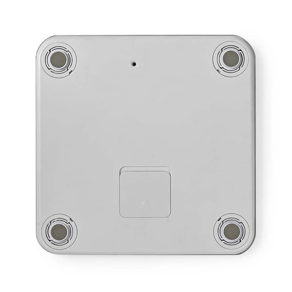 Nedis SmartLife Hälso Vågar | Wi-Fi | Ben / BMR / Fett / Muskler / Vatten / Vikt | 8 | Max last: 180 kg | Android™ / IOS | Glas | Vit