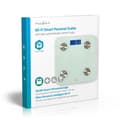 Miniatyrbild 9 av 11: Nedis SmartLife Hälso Vågar | Wi-Fi | Ben / BMR / Fett / Muskler / Vatten / Vikt | 8 | Max last: 180 kg | Android™ / IOS | Glas | Vit