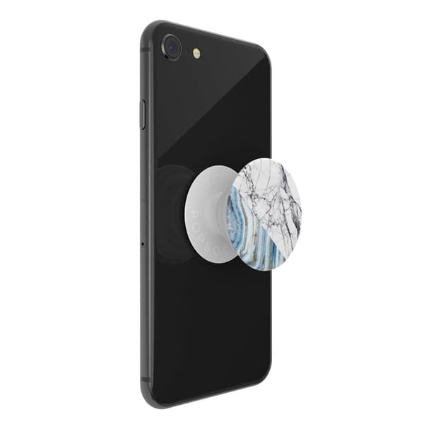 PopSockets Aegean Marble Avtagbart Grip med Ställfunktion