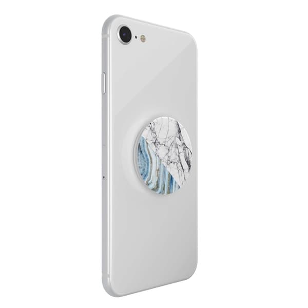 PopSockets Aegean Marble Avtagbart Grip med Ställfunktion