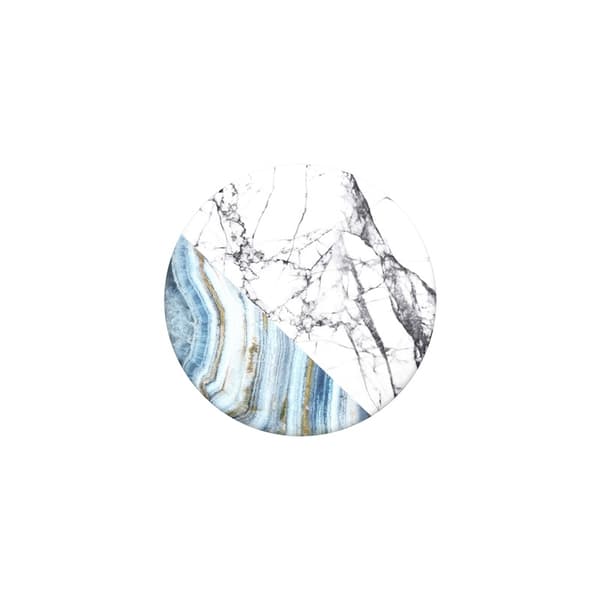 PopSockets Aegean Marble Avtagbart Grip med Ställfunktion