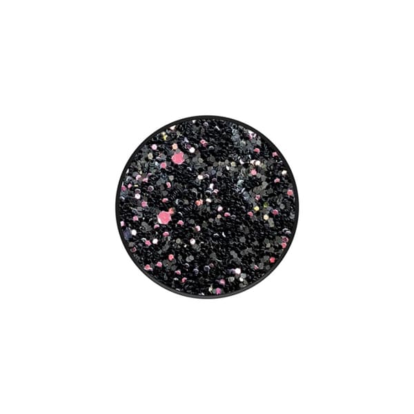 PopSockets Sparkle Black Avtagbart Grip med Ställfunktion Premium