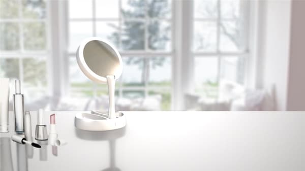 Cenocco kokoontaitettava LED-peili (CC-9050)