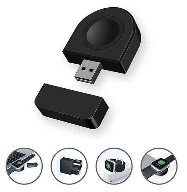 Qi trådløs ladepennholder for smarttelefon, iWatch, Airpods