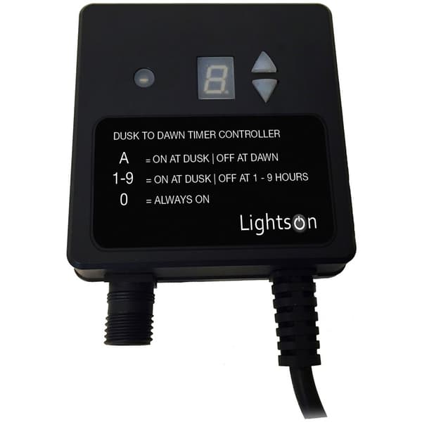 LightsOn Ljussensor/timer max 150W IP44