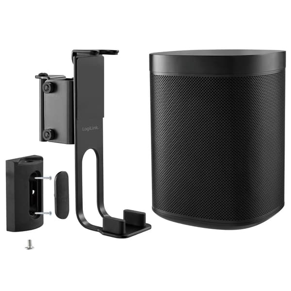 LogiLink Veggfeste Sonos One / Play 1 Svart