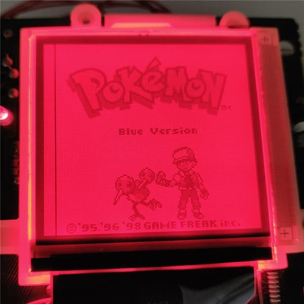 Baggrundslys til Gameboy, rød