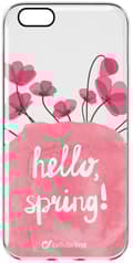 Miniatyrbillede 1 af 2: Cellularline Bloom, TPU-etui til iPhone 6/6S, Transparent med blomster