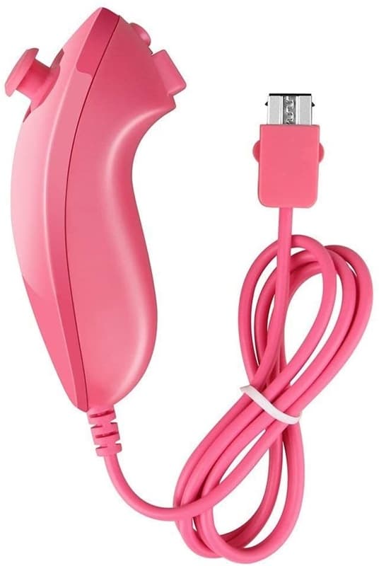 Remote Plus + Nunchuck yhteensopiva Wii-Wii U:lle, vaaleanpunainen