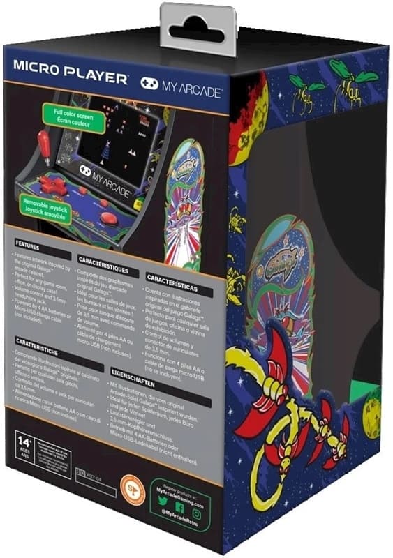 My Arcade Micro Player Galaga Retro