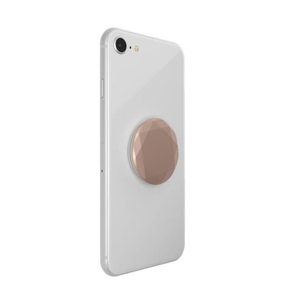 POPSOCKETS Metallic Diamond Rose Gold  Avtagbart Grip med stativfunksjon Premium
