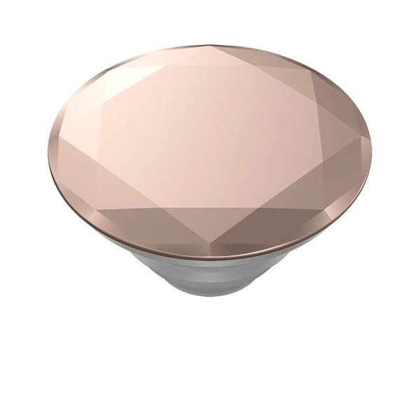 POPSOCKETS Metallic Diamond Rose Gold  Avtagbart Grip med stativfunksjon Premium