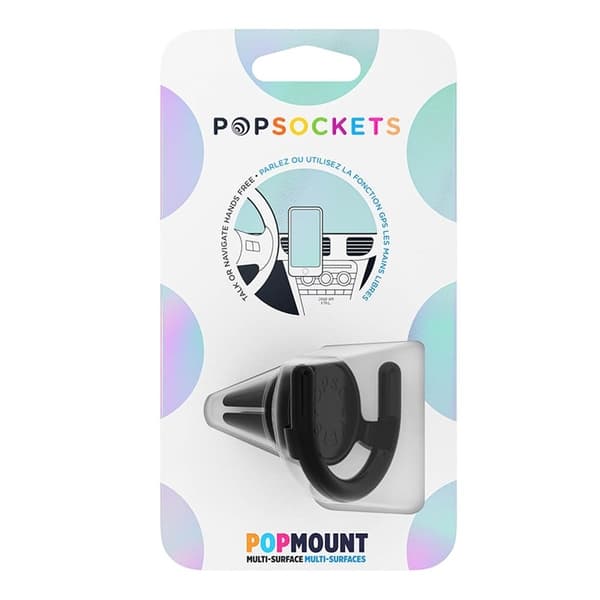 Popsockets Popmount bilventilasjon svart