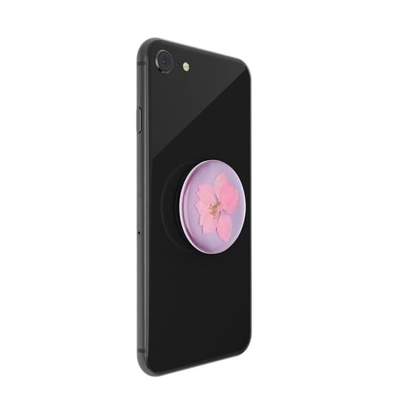 PopSockets Pressed Flower Delphinium Avtagbart Grip med Ställfunktion Premium