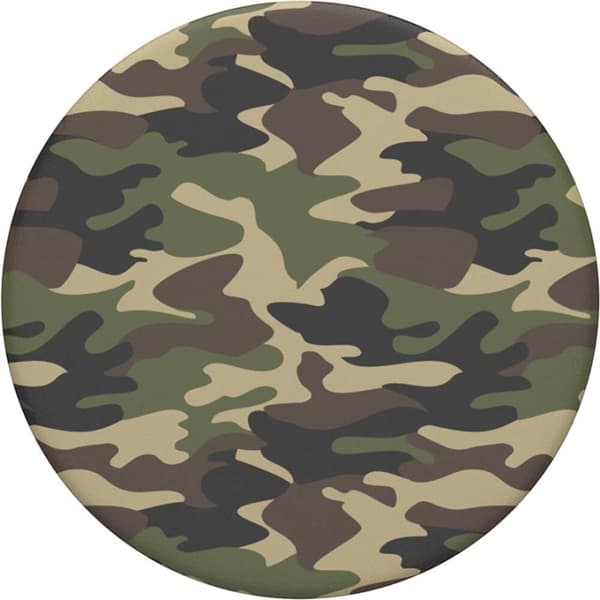 PopSockets Woodland Camo Avtagbart Grip med Ställfunktion Monivärinen