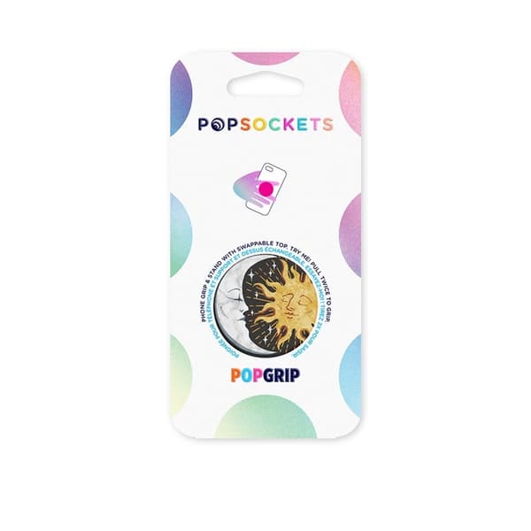 PopSockets Sun and Moon Avtagbart Grip med Ställfunktion