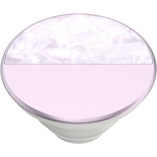 PopSockets Glam Inlay Acetate Lilac Avtagbart Grip med Ställfunktion LUXE