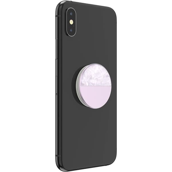 PopSockets Glam Inlay Acetate Lilac Avtagbart Grip med Ställfunktion LUXE
