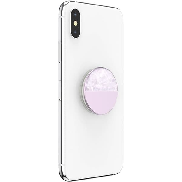 PopSockets Glam Inlay Acetate Lilac Avtagbart Grip med Ställfunktion LUXE